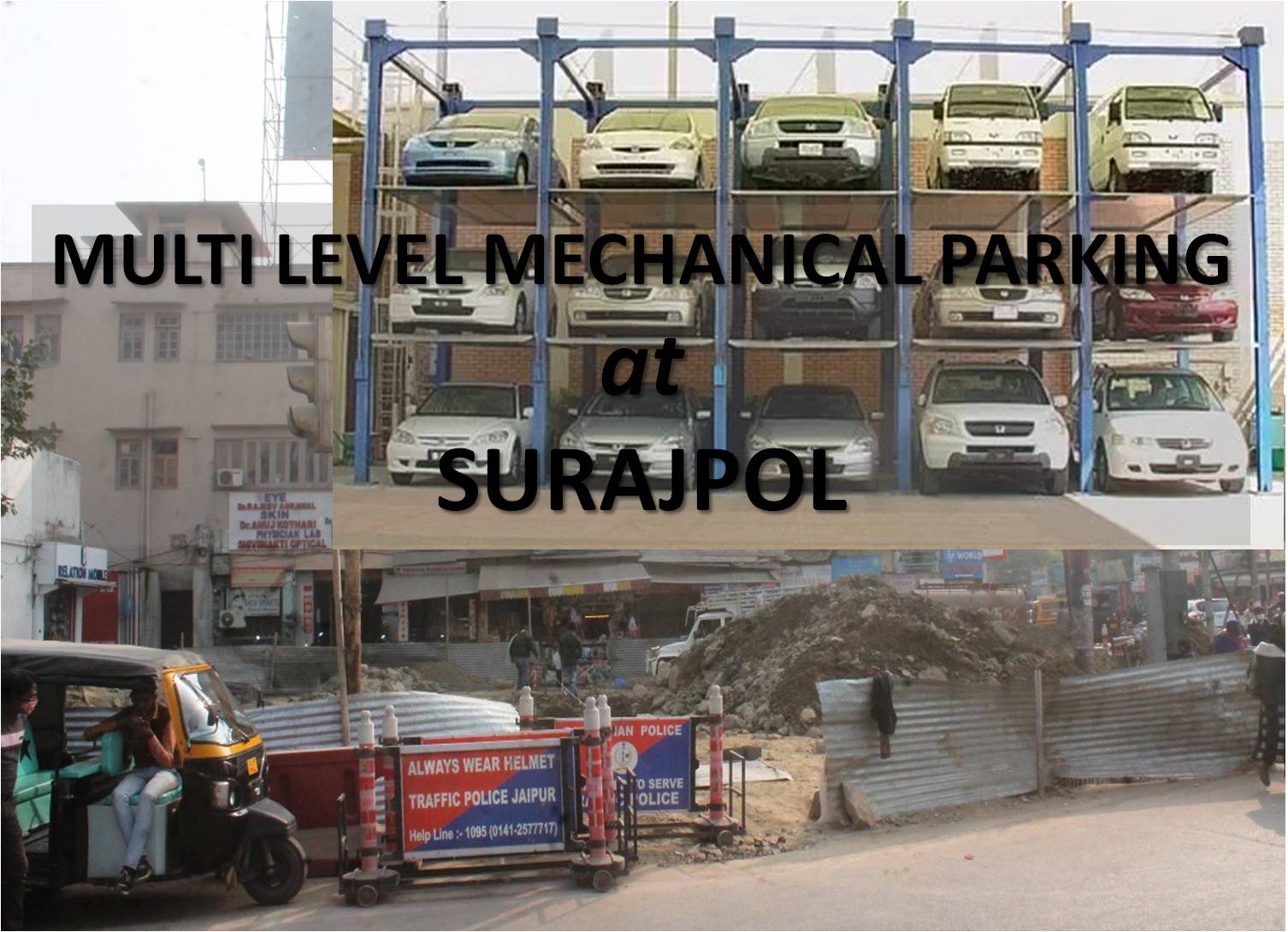 Historical Surajpol Tanga Stand will soon host a Mechanical Parking - will boost business and ease congestion