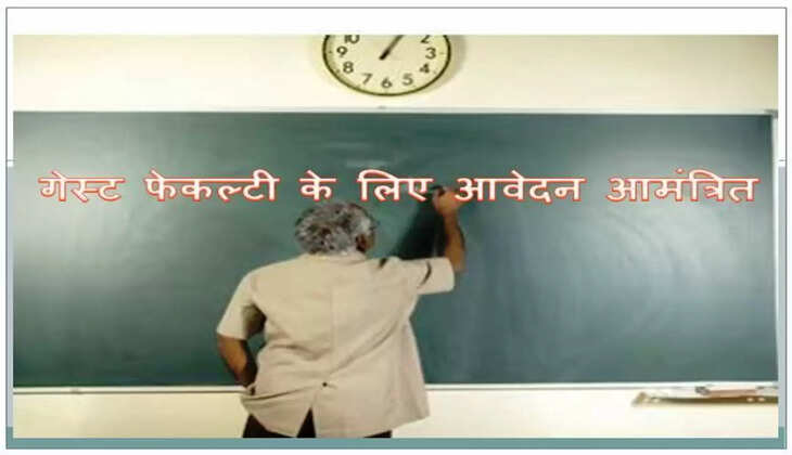 application for guest faculty