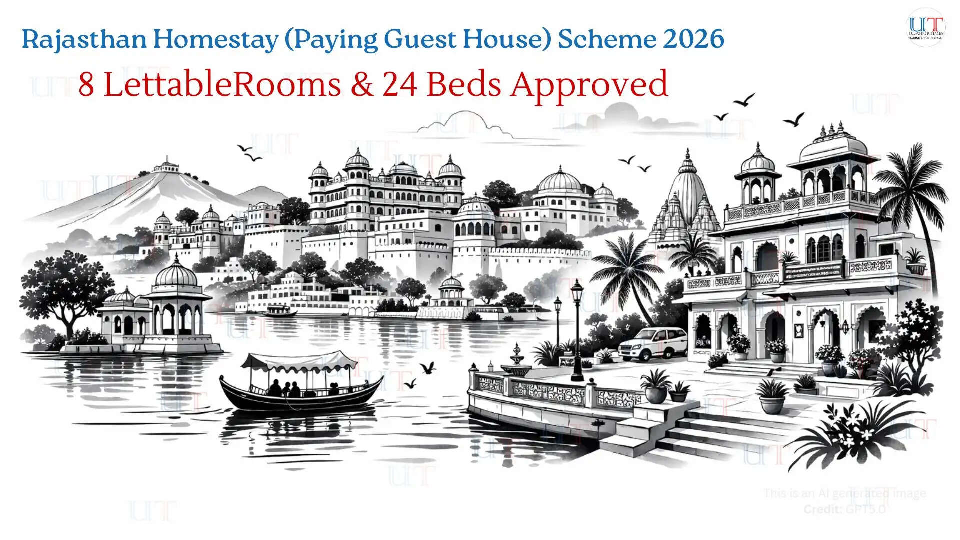 Rajasthan government increases homestay room limit to 8 and 24 beds under 2026 tourism scheme