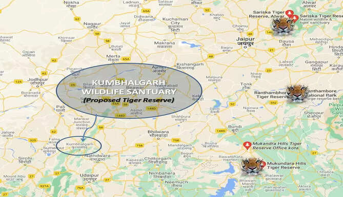 Tiger Reserve in Udaipur, Tiger Reserve in Kumbhalgarh, Tiger Reserve in Rajasthan, NCTA, Save Tigers