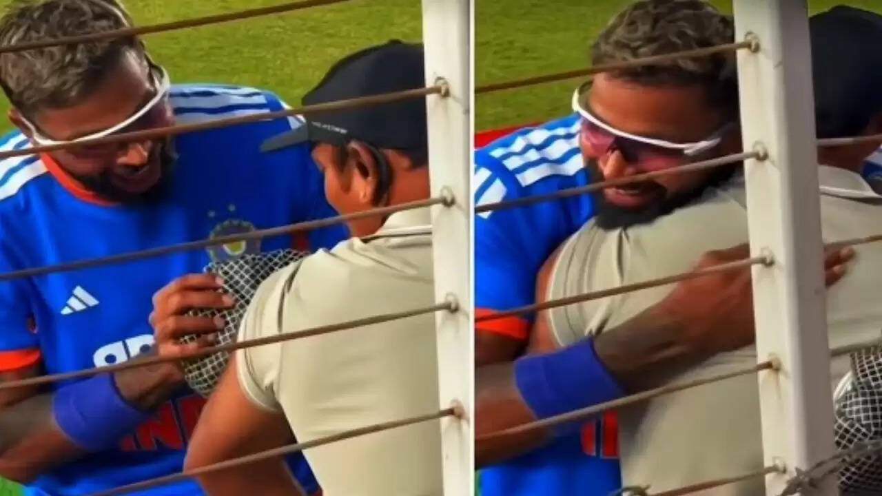 Hardik Pandya hit a powerful six that accidentally injured a cameraman during the fifth T20I against South Africa.