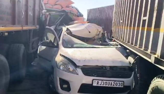 accident on bhilwara ajmer highway
