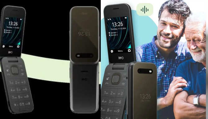 HMD 2660 Flip Senior Edition feature phone with Mary AI, a flip design and a dedicated AI button