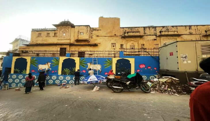 wall painting in udaipur