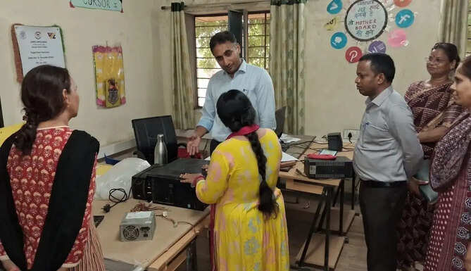 Badgaon School Inspection