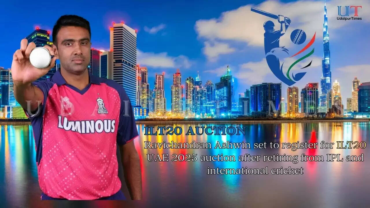 Ravichandran Ashwin walking back to the stadium with UAE ILT20, ready for auction and T20 comeback