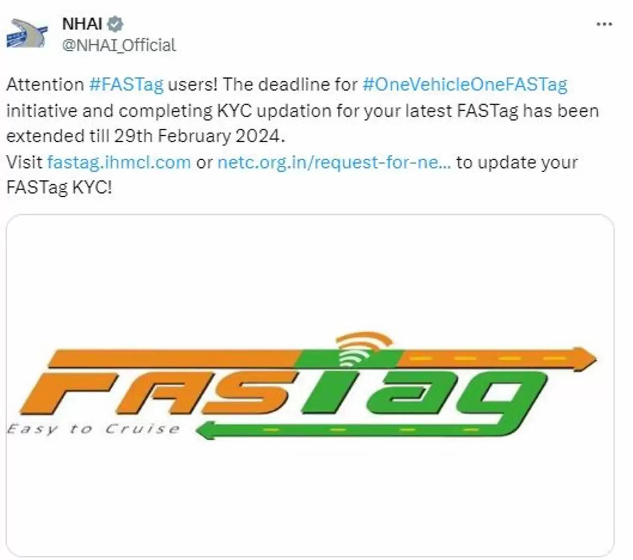 Fastag: Latest News and Updates, Top Stories, Videos, Photos About Fastag -  Oneindia News