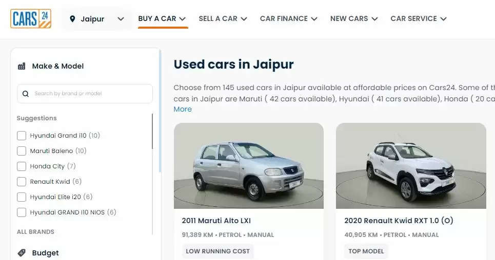 Buying Used Cars in Jaipur