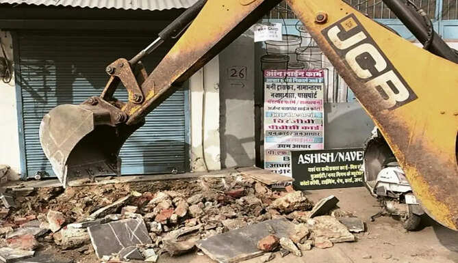 encroachment removed