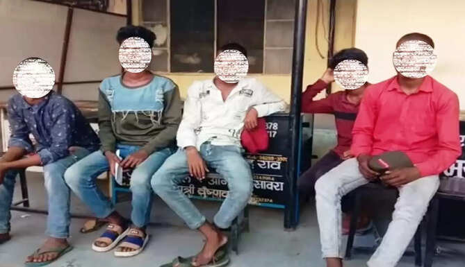 atrrocity on minor tribal boys