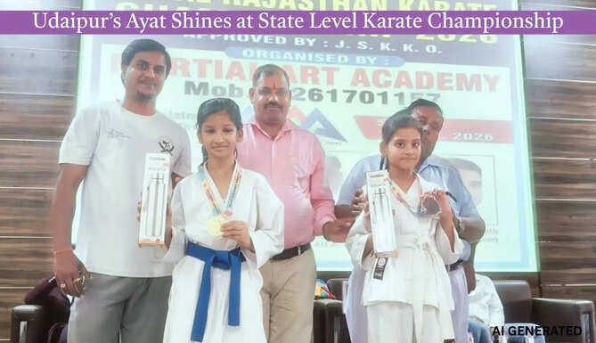Udaipur&rsquo;s Ayat Khaker Wins Gold at Royal Rajasthan Karate Championship