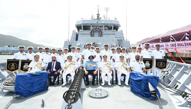 INS Malvan commisioned into the Indian Navy