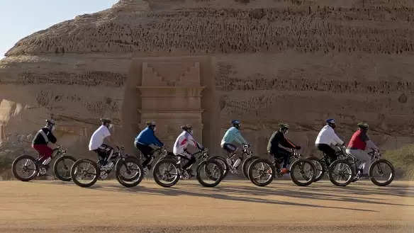 AlUla Bik Exchange Saudi Arabia AlUla GreenEdge Cycling Saudi Tourism Saudi Arabia Tourism