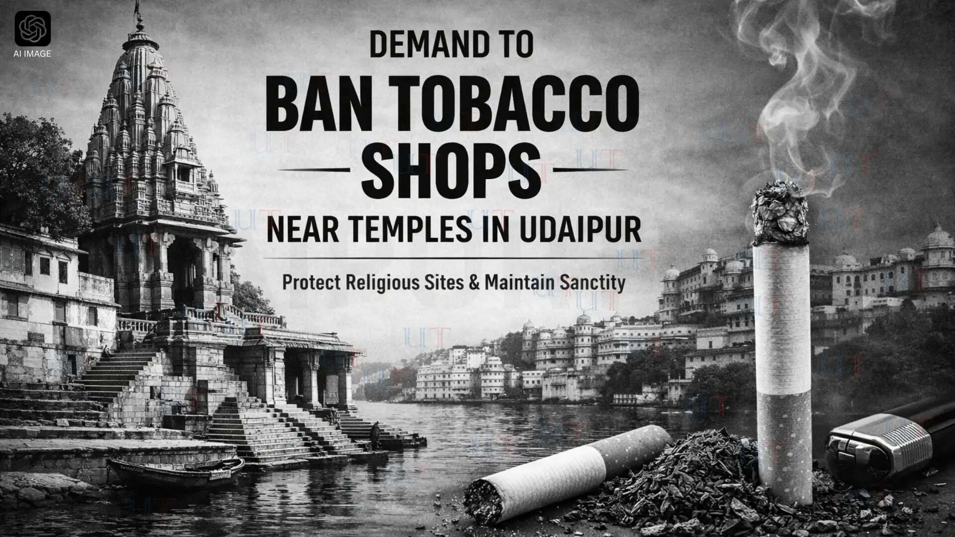 Congress leaders submit memorandum demanding ban on smoking and tobacco shops near temples and tourist places in Udaipur