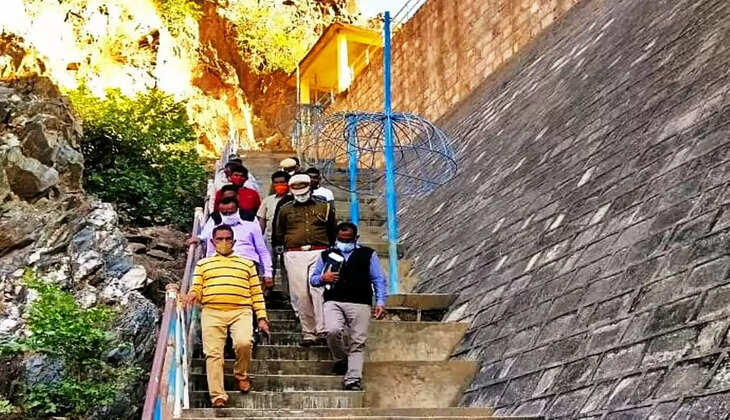 collector visit kagdar dam