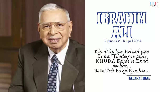 Obituary to Ibrahim Ali a graceful charismatic and visionary leader from Hindustan Zinc and Dawoodi Bohra Society