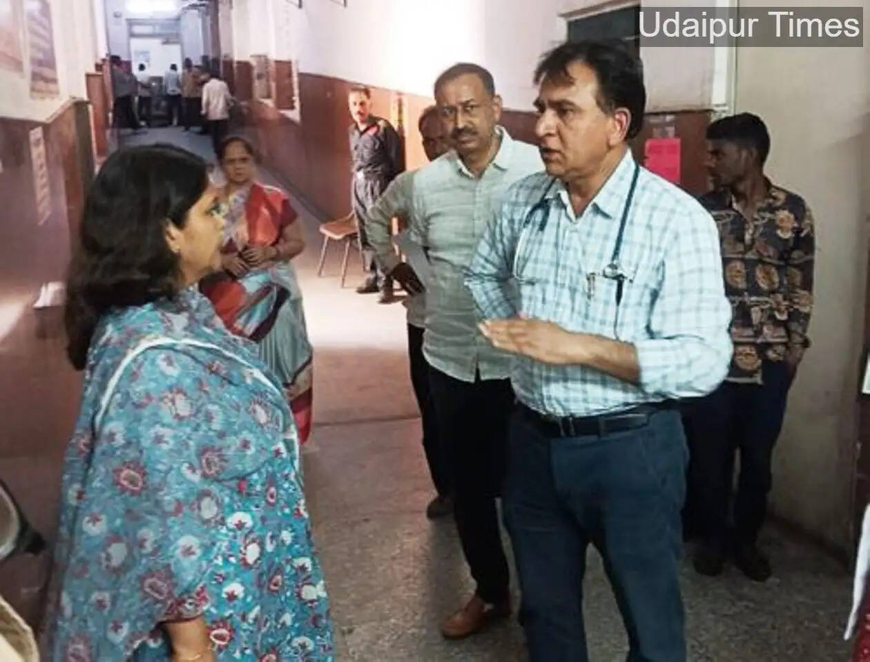 Gayatri Rathod visit m b hospital