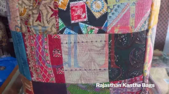 rajasthani traditional bags, kantha bags, Block Art Market of Hathipol Udaipur Bandhej Lehariya handicraft and Leather craft market in Udaipur