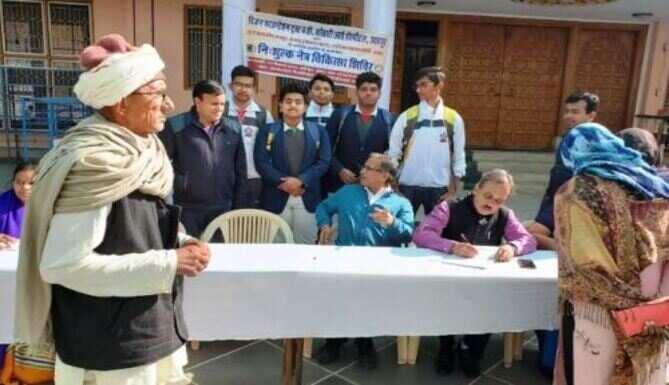 विशाल नेत्र चिकित्सा शिविर का आयोजन
