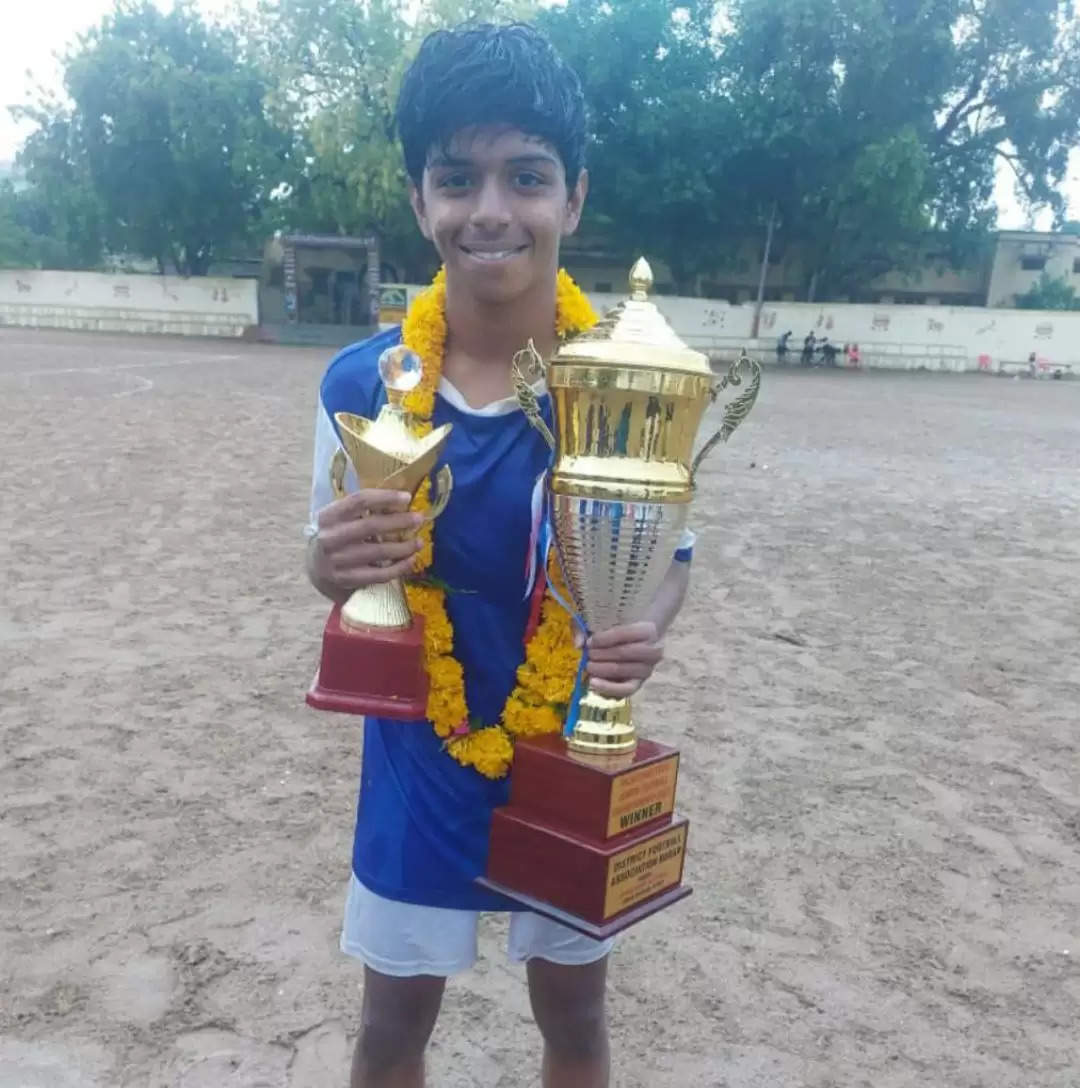 Udaipur wins Under 17 Rajasthan Junior Football Title 2023 Faheem and Asad are from St Pauls Udaipur