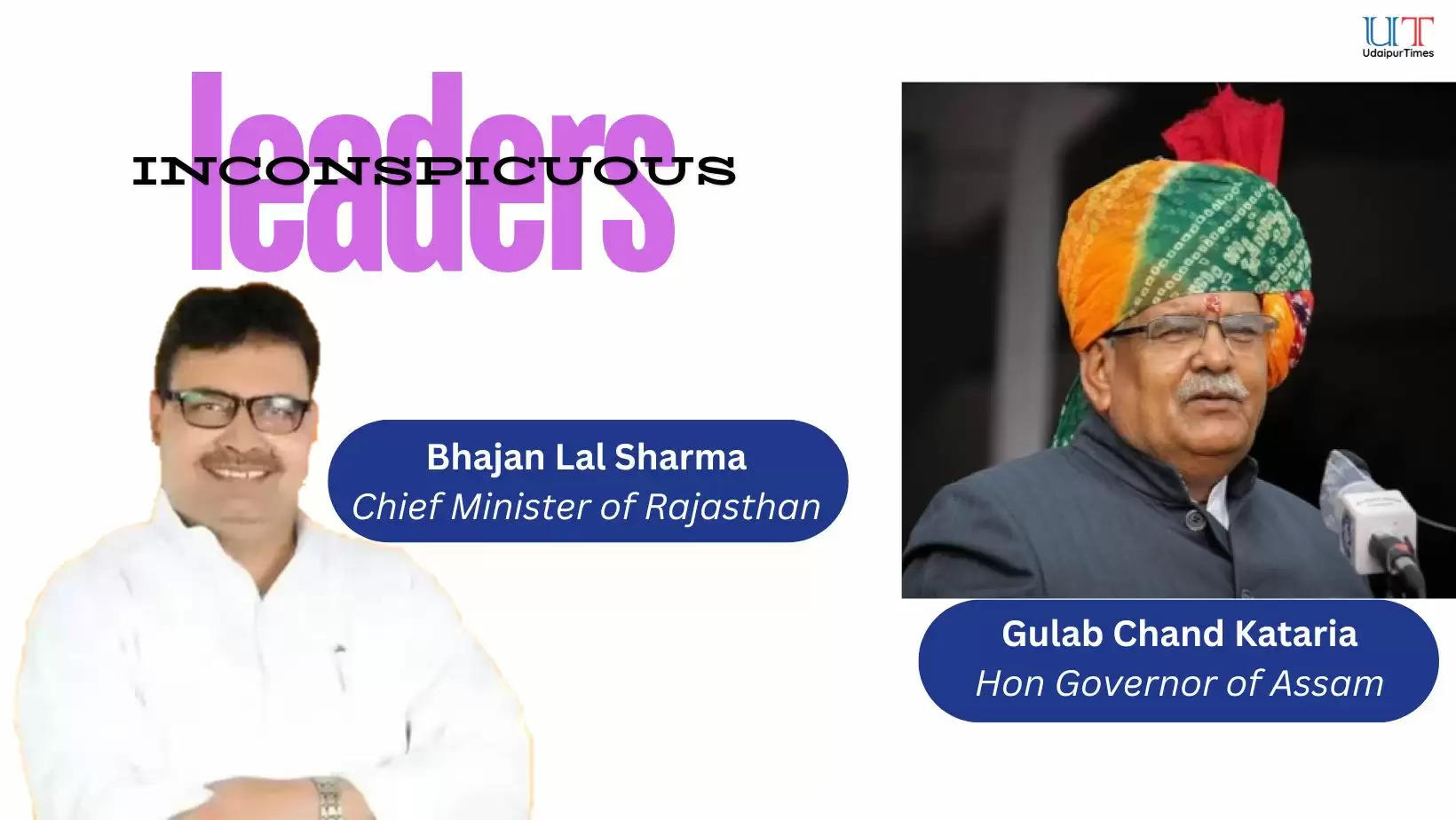 Gulab Chand Kataria Bharati Janta Party Governor of Assam, Bhajan Lal Sharma, Chief Minister of Rajasthan