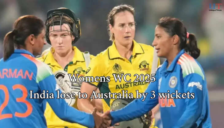 Who scored the most runs for India in the India vs Australia Women’s World Cup 2025 match?