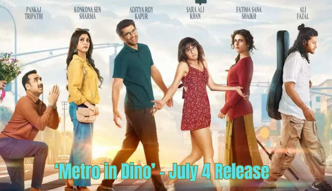 Metro In Dino trailer review, Bollywood romance 2025, Anurag Basu movie, second chance love story, emotional drama