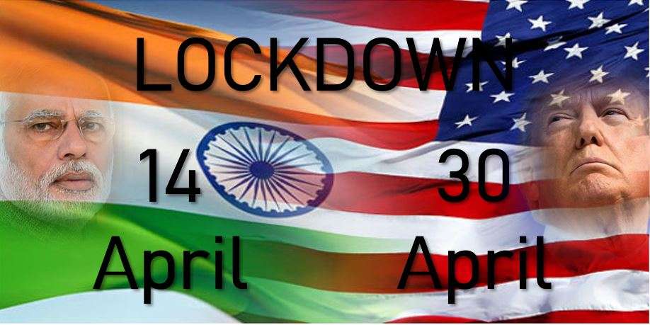 Government says No Plans to extend Lockdown beyond 14 April, US Extends Lockdown