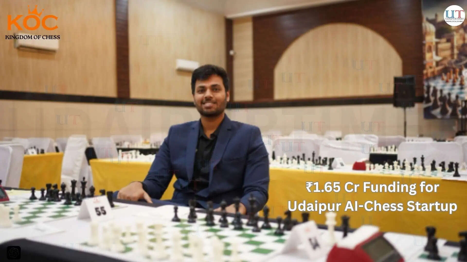 Kingdom of Chess founder Chandrajeet Singh Rajawat with AI-powered chess learning platform for children