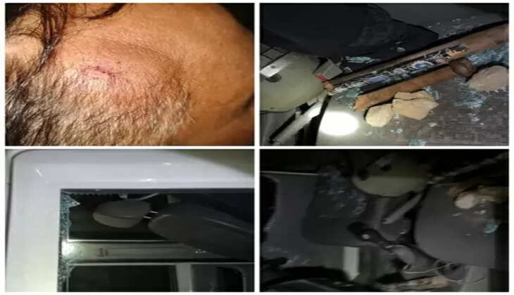 Police team attacked with stones