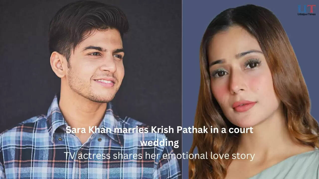 Bigg Boss 4’s Sara Khan Marries Actor Krish Pathak at 36, After Divorcing Ali Merchant