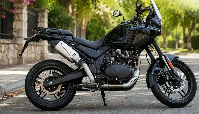 Royal Enfield Himalayan 750 spotted without camouflage showing its design and colour options