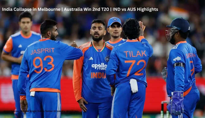 India Collapse in Melbourne | Australia Win 2nd T20 | IND vs AUS Highlights