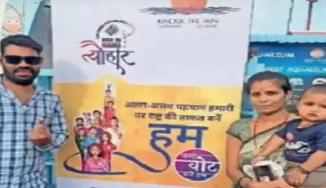 Voting in Udaipur