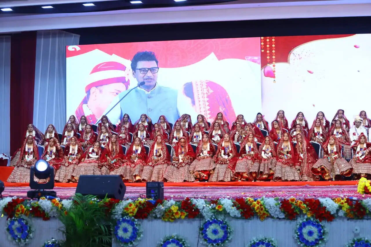 Narayan Seva sansthan Mass Wedding Photos Udaipur Local News Today