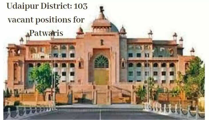 Udaipur Patwari Position Vacant