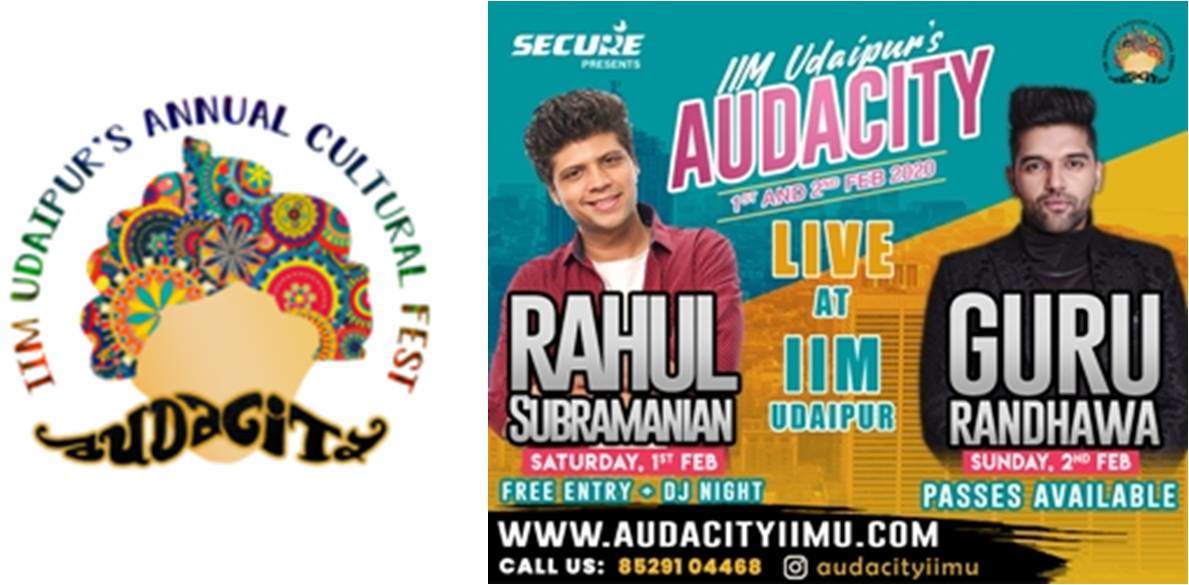 Guru Randhawa's songs and Rahul Subramaniam's comic acts to light up this years AUDACITY