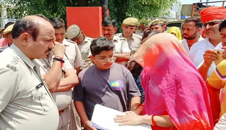 Rajput samaj protest