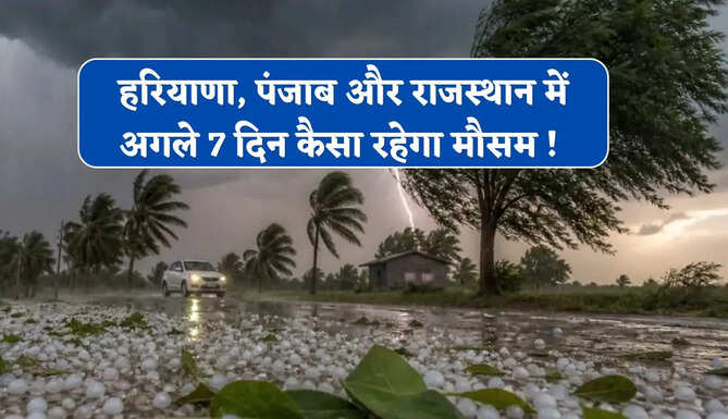 हरियाणा, पंजाब और राजस्थान में अगले 7 दिन कैसा रहेगा मौसम ! देखें नई वेदर रिपोर्ट&nbsp;