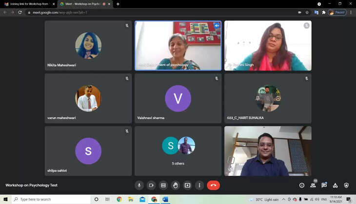 workshop on psychometric testing for personality development and career planning finishing school mlsu