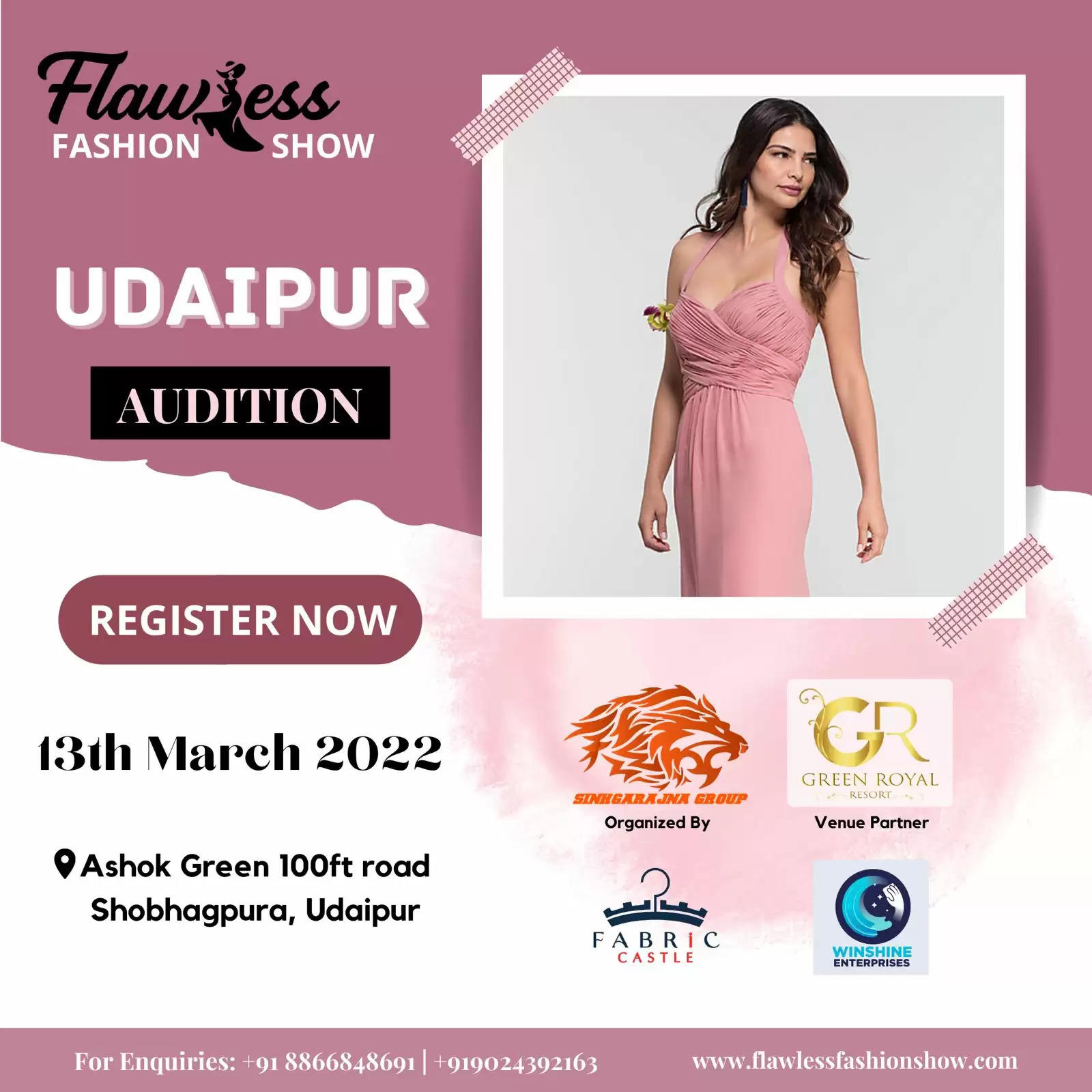 Flawless Fashion Show Udaipur Finale Audition
