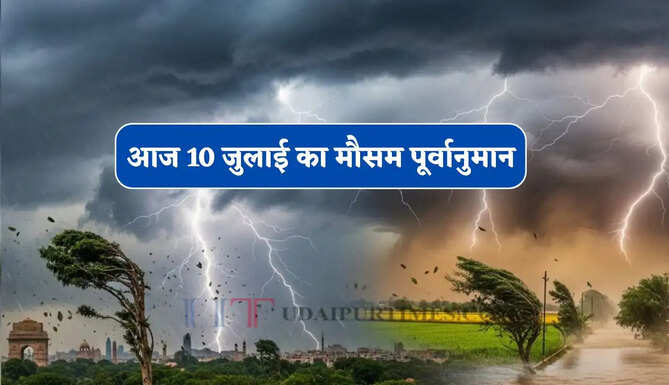Aaj Ka Mousam : हरियाणा-पंजाब समेत कई राज्यों में बारिश की चेतावनी ! देखें मौसम पूर्वानुमान