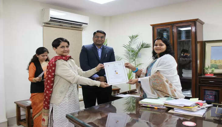 Certificate of Appreciation Shikha Saxena Dy Director Regional Tourism Office Udaipur