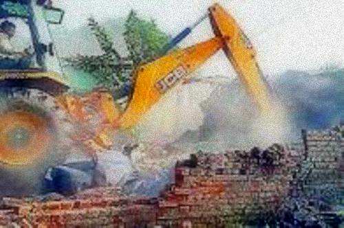 Illegal encroachment on government property demolished