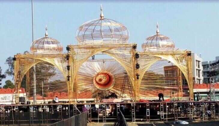 तीन वेन्यू पर मौसम और मूड के हिसाब से भव्य स्टेज तैयार