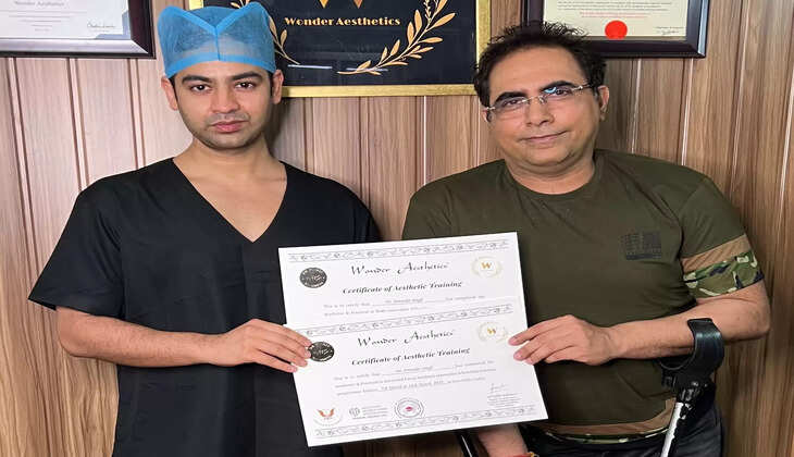 American Fellowship for Dr Arvinder Singh Arth Skin Fitness Udaipur face laser aesthetics centre in udaipur