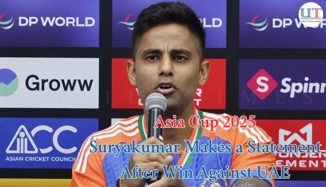 &ldquo;India cricket team celebrates win over UAE in Asia Cup 2025 opening match at Dubai Stadium&rdquo;