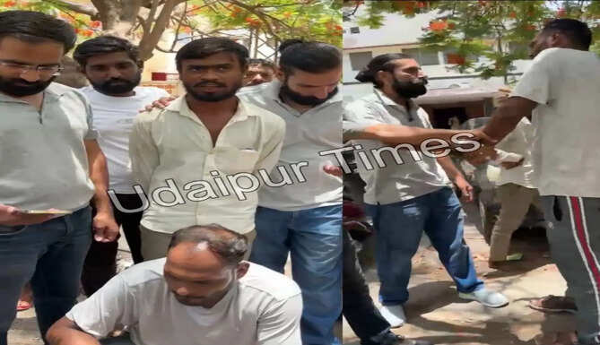 A man accused of taking money for arranging a blood unit was caught by youths at Maharana Bhupal Government Hospital in Udaipur and later handed over to Hathipole Police.