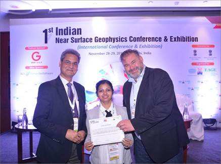 Author Certificate conferred on HZL Geophysicist Shivani Verma