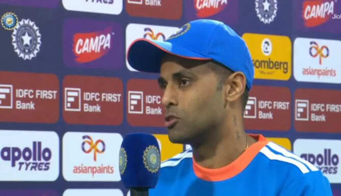 &ldquo;Suryakumar Yadav after India&rsquo;s defeat to South Africa in the second T20I at Mullanpur.&rdquo;